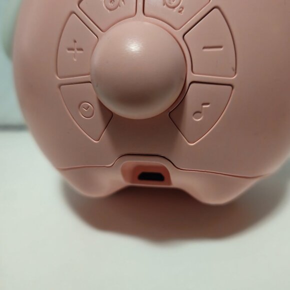 MikoDream Emoji Kids cute alarm clock with adjustable night light pink & white - Picture 5 of 7